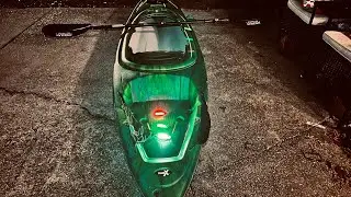 Come with me to install new lights for my kayak also my first video