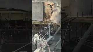 Diamond Wire Saw Machine Running.#shortvideo #youtubeshorts