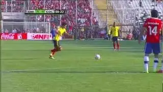 Goles HD 720p Chile 1 - 3 Colombia (James, Falcao, Teofilo Gutierrez) eliminatorias Brasil 2014