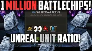 1 Million Battlechips - INSANE UNIT RATIO 👀 - Marvel Contest of Champions