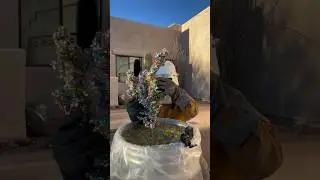 Pouring molten aluminum into Orbeez #forge #aluminum #scylpture #artist
