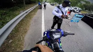 Y15ZR LENJAN GOMBAK LAMA ADA ROAD BLOCK