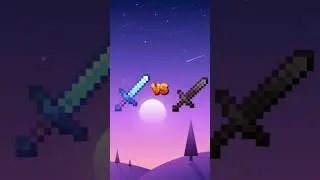 Enchanted diamond sword vs Netherite Sword. 💎#minecraft #enchanted #shorts