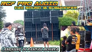 FULL BOX DHAMPOED RCF PRO AUDIO CEK SOUND 18 SUBWOOFER