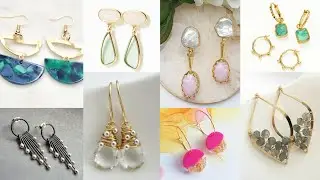 Mini Shield Hoop Earrings 18 CT Gold Pleated Vermil gemstone earrings