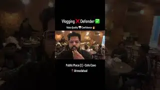 Vlog at public place (1) - Cafe Cavo Ahmedabad #minivlog #ahmedabadvlogger