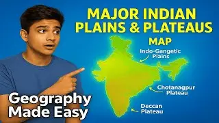 Major Indian Plains & Plateaus by Map | Geography Made Easy for SSC & RAIL | QuickPrep by Debanjan 🔥