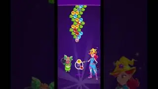 Bubble witch 3 saga 2075 no boosters,  no cats