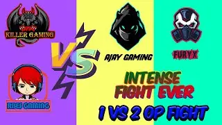 INTENSE FIGHT BETWEEN RBES & 7C VS HYDRA AJAY VS M3 FURY X  || HOTDROP AND OP CHICKEN DINNER 1VS 2