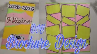 How to make Filipino brochure design School project