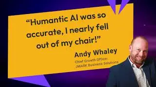 Andy Whaley, Chief Growth Officer @ JMARK on how accurate Humantic AI is