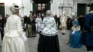 Venetian Traditional Dance in Venice-Carnival