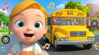 The Wheels on The Bus (Animal Version) + Baa Baa Black Sheep | Learn Colors & Animal Sounds for Kids