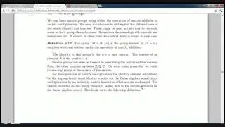 Permutation groups 02 and a matrix representation