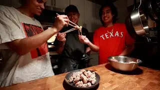 making my famous karaage