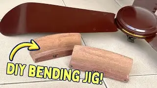 Making Curved Ceiling Fan Blades! | Work In Progress