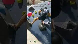 A nice beginner dyno!#bouldering#boulderingbeta#climbing#dyno#v4#6b