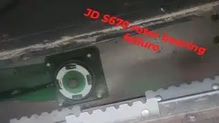 John deere s670 front rotor bearing replacement 
