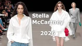 Stella McCartney Мода весна-лето 2026 в Париже | Стильная одежда и аксессуары