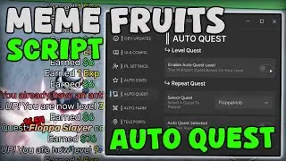 [RELEASE] Roblox Meme Fruits Script Kill Aura, Auto Farm And Max Stats Pastebin 2025