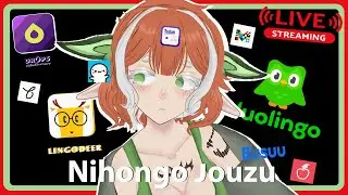 [JP/EN] FINALLY STUDYING🔴Learning Japanese ???/4k words🔴bat vtuber learns Japanese🔴