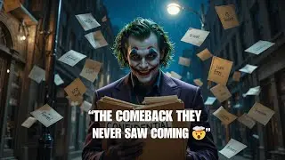 &ldquo;THE COMEBACK THEY NEVER SAW COMING 🤯&rdquo;|| motivational Joker-style speech