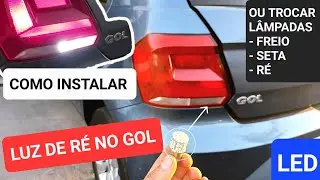 Inslando luz de R&eacute; LED no Gol G7