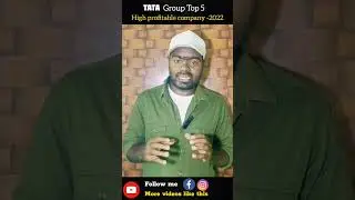 TATA group 💰 top 5 Revenue companies|Tamil|GL Suresh #motivationalvideo