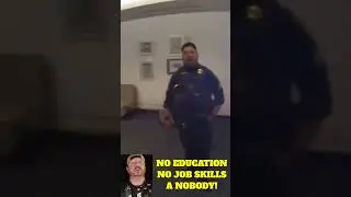 Frauditor Blocked by Cops From Walking About BLDG! #shorts #police