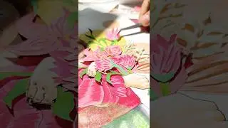 Cutting collage papers #recommended #art #artandcraft #collageart #collage #art #satisfying