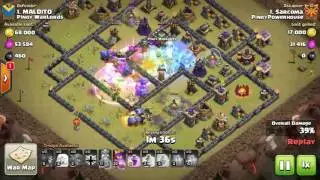 TH10 Bowlers + Healers 3 STAR Attack Strategy - TH10 Popular Base 2016