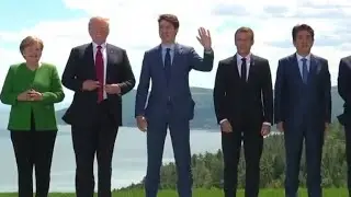 World leaders gather for G-7 summit amid trade tensions