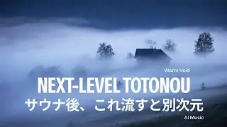 【サウナ瞑想】Warm Void - 外気浴で深くととのう528Hzアンビエント｜15分