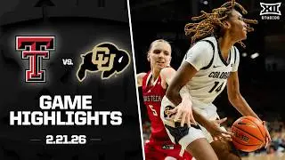 #20 Texas Tech vs. Colorado Game Highlights | 2025-26 Big 12 Women's Basketball