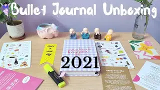 2021 Planner Journal with me Unboxing - Bullet Journal ideas for Beginners | Planner 2021 Goals