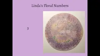 Linda's Floral Numbers - 3