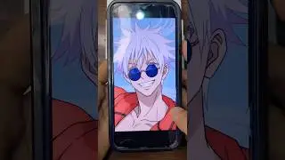 Drawing gojo || Jujutsukaisen character drawing || #animedrawing #anime #art