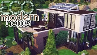 Eco Modern Home 🌿 The Sims 4 | Stop Motion Build