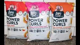 LesserEvil Power Curls: Fiery Hot, Himalayan Pink Salt & &ldquo;No Cheese&rdquo; Cheesiness Review