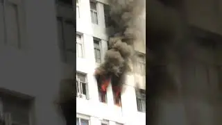 Fire at Apeejay House, Park Street | Fire breaks out at Apeejay House in Park Street #shorts