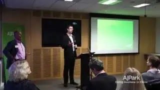 AJ Park's doing business in China seminar series