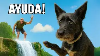 ¡RESCATE INCREÍBLE! Lana y Mel salvan a papá humano 😱🐶