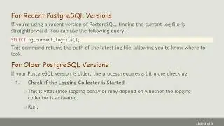How to Find PostgreSQL Logs When Using DBeaver