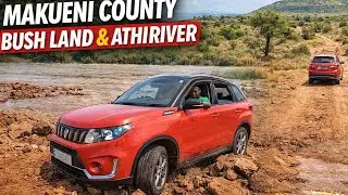 Off-Road Adventure in Makueni Kenya Africa - Athi River Crossing & Washed-Out Roads Deep in the Wild