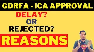 ICA GRFA Approval Permit Application Rejected? What are the Reasons? UAE Travel Update