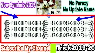How To Make New Symbols Name Facebook Account 2019-20