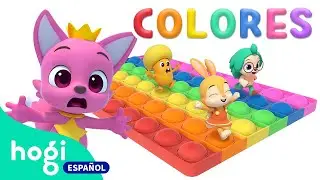 &iexcl;Aprende Colores con el Colorido Pop It! | Colores para ni&ntilde;os de 2 a 3 a&ntilde;os | Hogi en espa&ntilde;ol