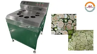 Automatic Lemon Chips Cutting Slicing Machine Industrial Lime Citrus Slices Cutter Slicer