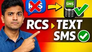  RCS Chat OFF karke Normal SMS kaise bheje | Full GuideInternet ke bina Message bhejna 