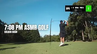 7:08 PM ASMR Golf with a 5 Handicap Golfer